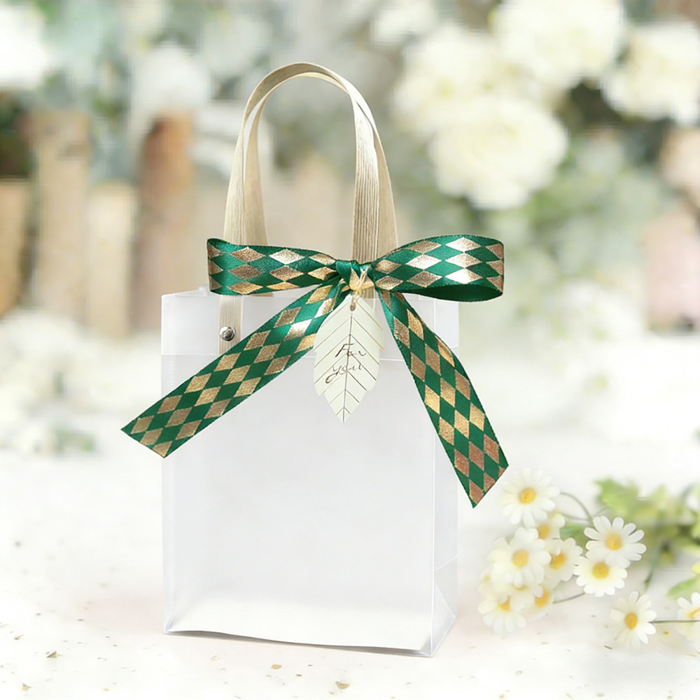 透明磨砂手提袋礼袋小号高级感伴手礼品袋装生日礼物的袋子空盒