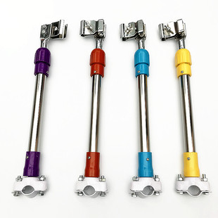 自行车伞架单车雨伞支架电动车遮阳撑伞架婴儿车三四轮不锈钢支撑