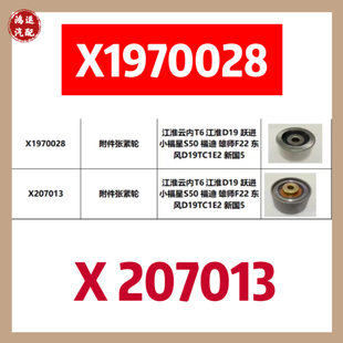 适配福迪揽福雄狮F22云内 东风D19TC1E2空调皮带涨紧轮张紧轮惰轮