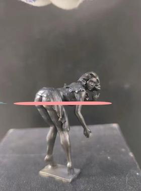 黄铜做旧黑美女模型手办摆件