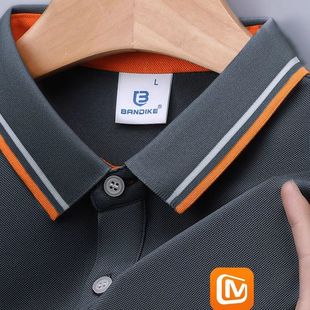 定制短袖 高端纯棉polo衫 t恤商务企业工作服翻领刺绣logo团队工衣