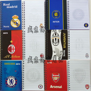 皇马日记本皇家马德里笔记本尤文记事本利物浦记录本C罗笔袋笔筒