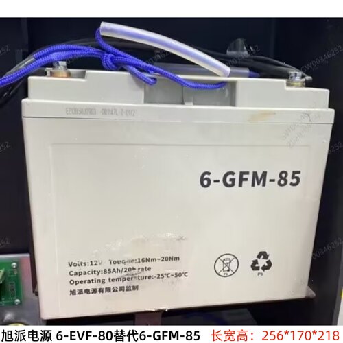 旭派电源6-GFM-85电动叉车电池12V65AH托盘搬运车6V200AH堆高车用