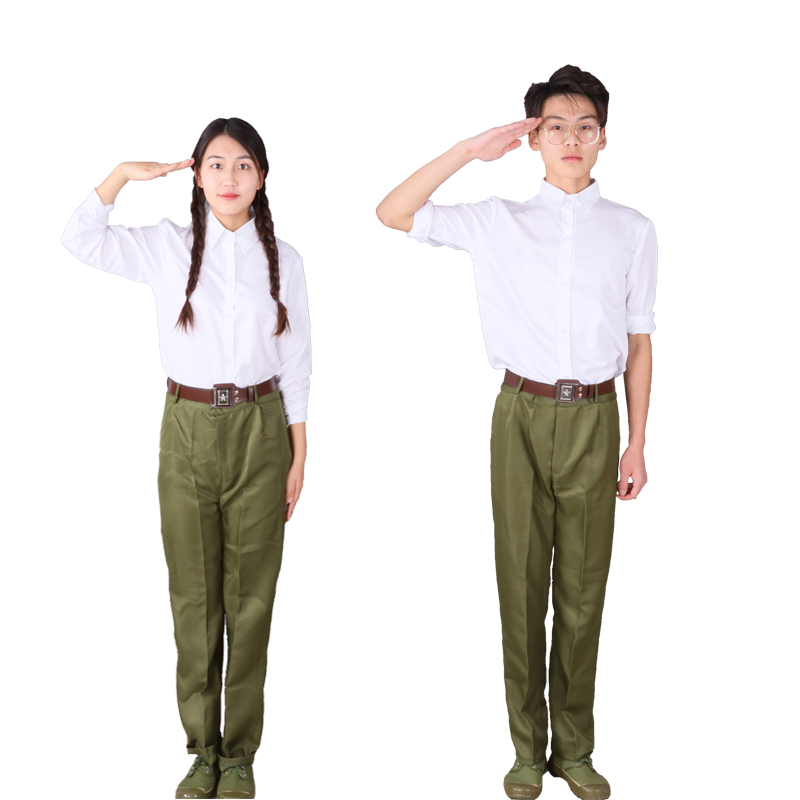 男女军装芳华海魂衫合唱