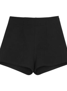 失踪A直筒打休闲字春夏高腰下身热裤潮防走光穿底裤黑色女外短裤
