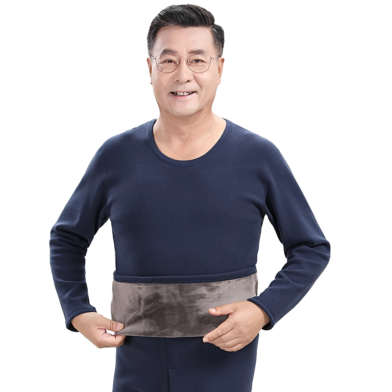 雅鹿长袖男女加绒保暖内衣