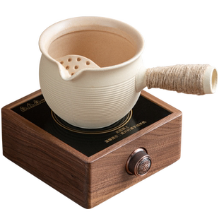 冬季围炉煮茶电火炉子家用取暖器电陶炉煮茶器电炉温茶炉室内加热