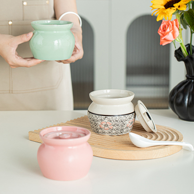 瓦罐炖盅隔水炖一人份蒸炖罐带盖汤罐中式沙县江西陶瓷煨汤小汤盅