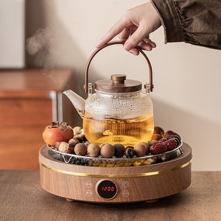 玻璃煮茶炉茶壶 围炉煮茶电炉器具全套冬天家用室内插电电陶炉套装