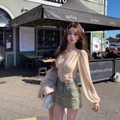 重磅蕾丝拼接上衣 温柔浪漫 塞纳温柔 一眼万年