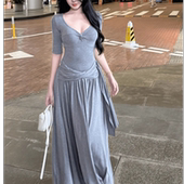 纯欲性感修身 LIBAIYI 温柔姐姐2.0 显身材连衣裙1708