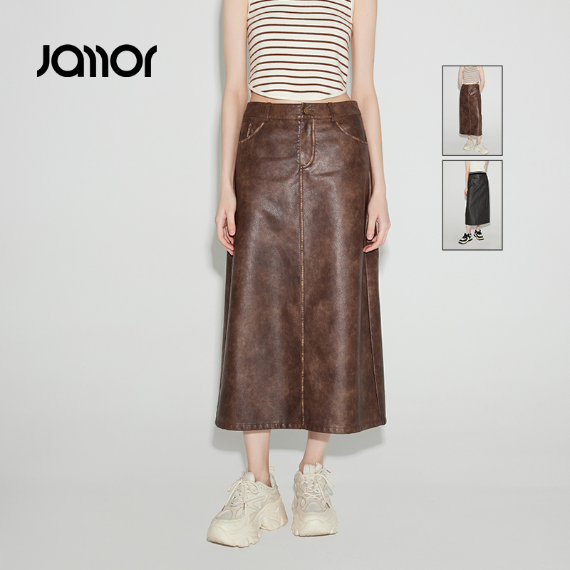 时尚简约 a字版型显瘦