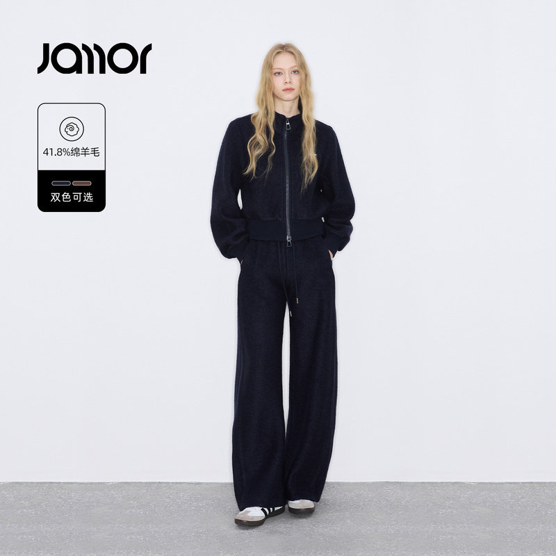 【时尚系列】Jamor加墨时尚休闲套装上衣外套休闲裤子春季新款立