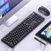 飞利浦6501无线键盘鼠标套装 电脑笔记本通用2.4g 电池办公游戏台式