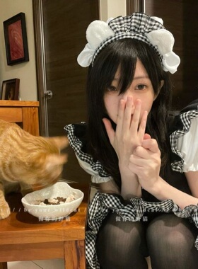女仆装cos可爱女佣软妹猫咪二次元洛丽塔cosplay服装lolita连衣裙