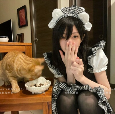 可爱女佣lolita女仆装cosplay