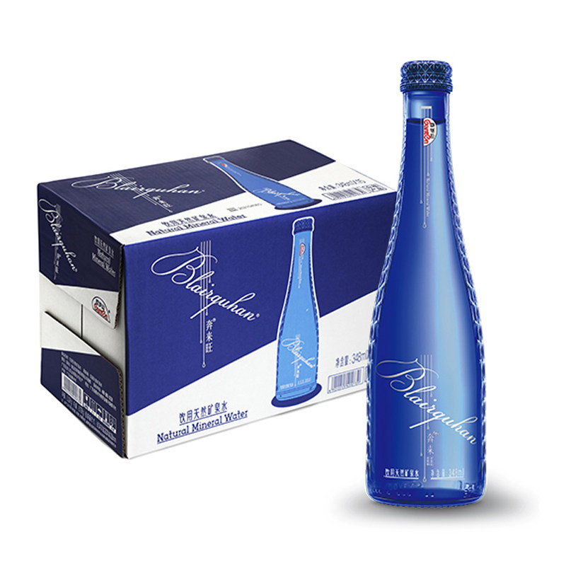 景田百岁山 奔来旺(本来旺)348ml*15瓶/箱饮用天然矿泉水玻璃瓶