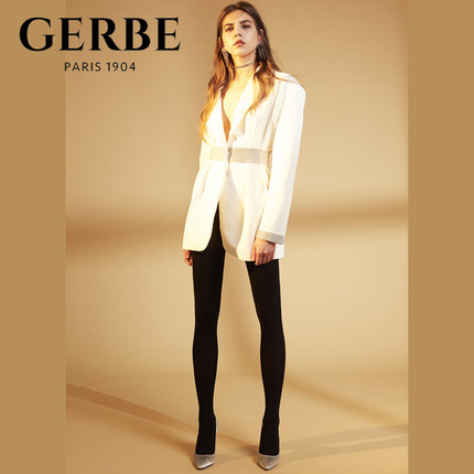 【3双2折】Gerbe格伯 100%法国原装进口女丝袜连裤袜 IC200 200d