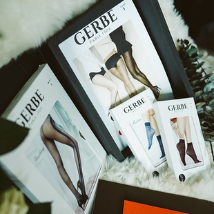 Gerbe格伯 100%法国原装进口丝袜限定盲盒 4双装 2长2短 随机发货