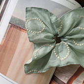 2025SS 夏季 新品 AULDCAT 刺绣圆圈四角发圈 印花发圈