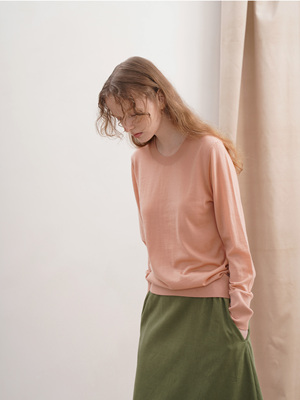 AULDCAT羊毛圆领套头打底