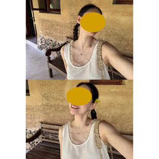 前后两穿真丝拼接仙气罩裙 限量 AULDCAT 2025SS