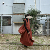 日产纯棉细坑条灯芯绒背心连衣裙 AULDCAT 2025FW 日系