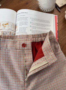 AULDCAT 2024新年早春 土耳其精纺羊毛格纹休闲裤 双色 售完无补