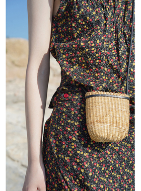 AULDCAT 2024SS 松紧皱皱背心裹裙套装 无袖抽皱上衣 围裹式半裙