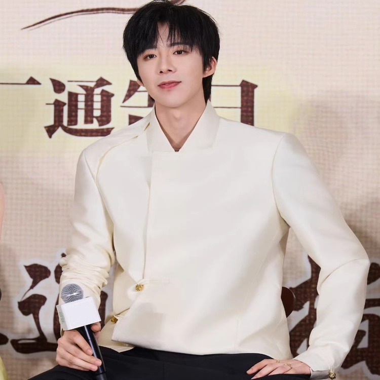 刘宇宁同款立领西服夹克西装外套
