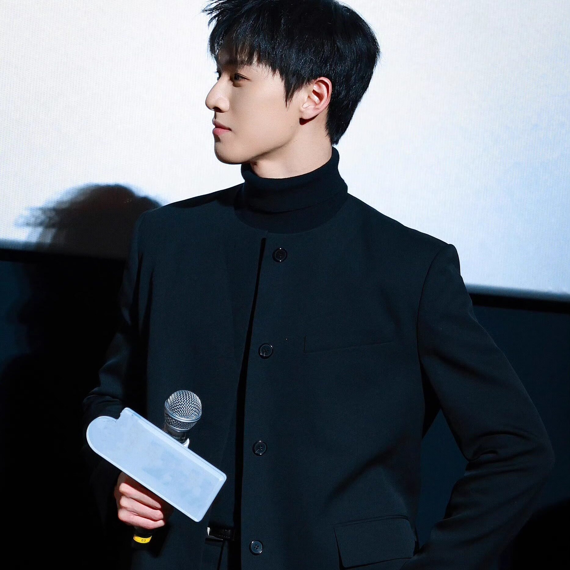 李昀锐同款无领羊毛西服外套气质高级感休闲中山装垫肩西装夹克男,男装,休闲西服,淘宝优惠券,粉丝福利购,淘宝优惠卷