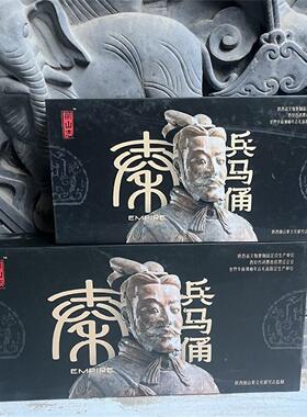 兵马俑摆件礼盒陶土陶俑西安博物旅游纪念品手办出国礼品送老外