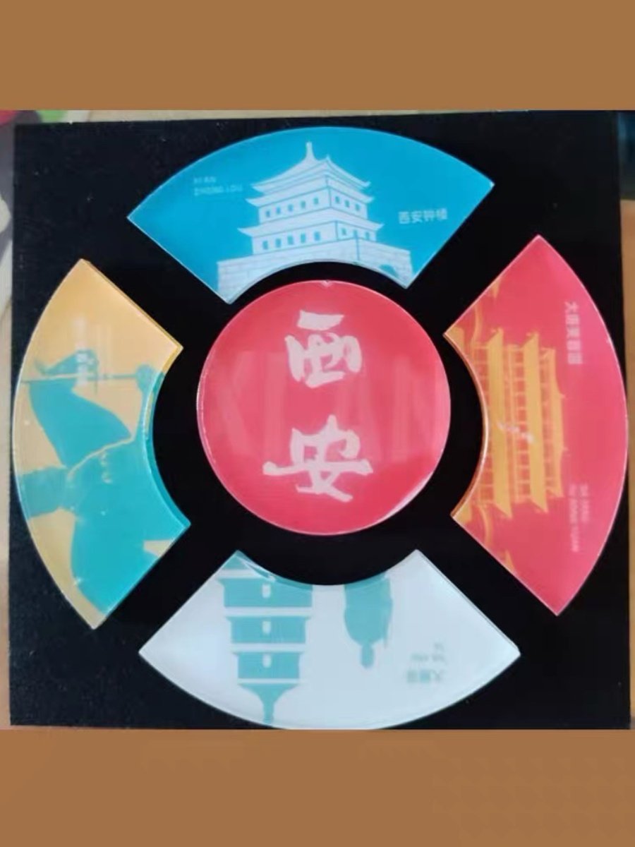 西安文创城市拼图冰箱贴兵马俑钟楼大雁塔芙蓉园礼物纪念品礼品