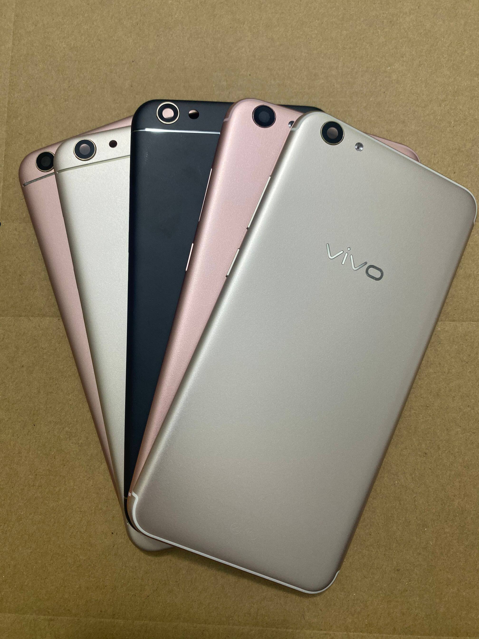 适用vivoy55a y66 原装拆机壳 后壳 后盖 电池盖 卡托 侧键 95