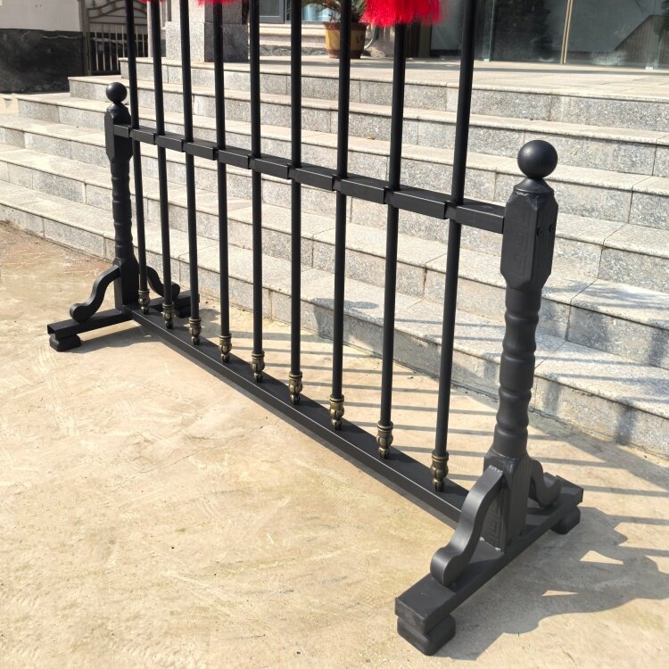 仿古兵器铁架子戏剧道具十八般兵器架刀枪剑戟九孔架子特色手工艺