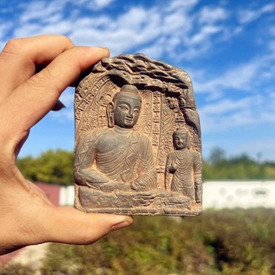 山西云冈石窟非遗砖雕佛冰箱贴文创礼品旅游纪念品伴手礼不是树脂
