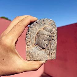 山西云冈石窟非遗砖雕第五窟坐佛文创冰箱贴伴手礼品旅游纪念品