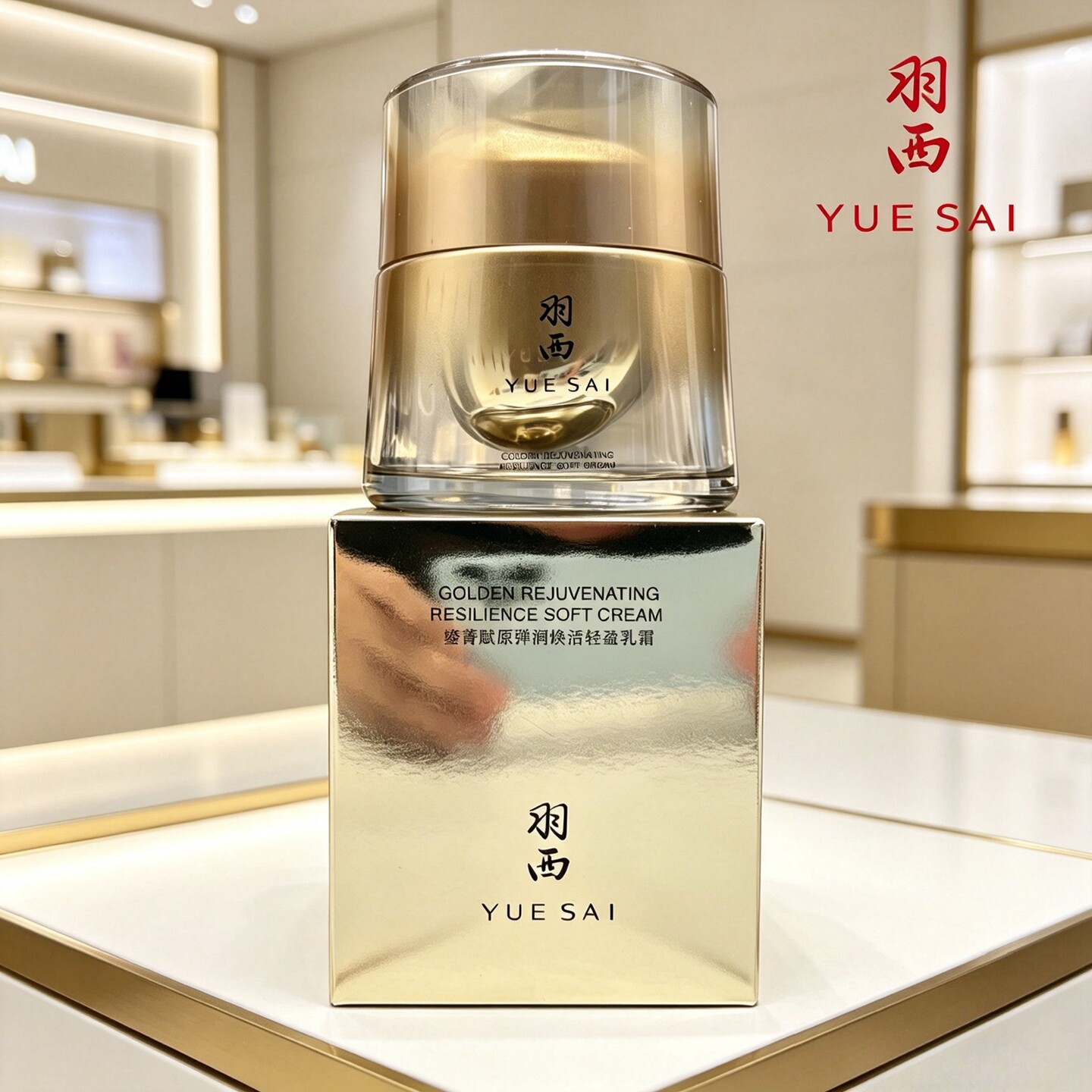 三代羽西鎏金面霜人参绷复霜回弹面霜50ml21%玻色因胶原紧致抗皱