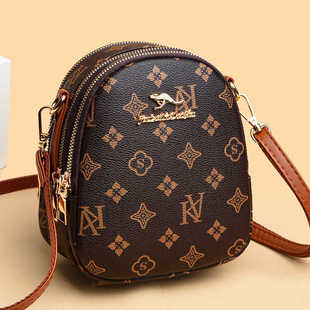 品牌真皮手机包包女2025新款软皮斜挎包百搭单肩女包迷你女士小包