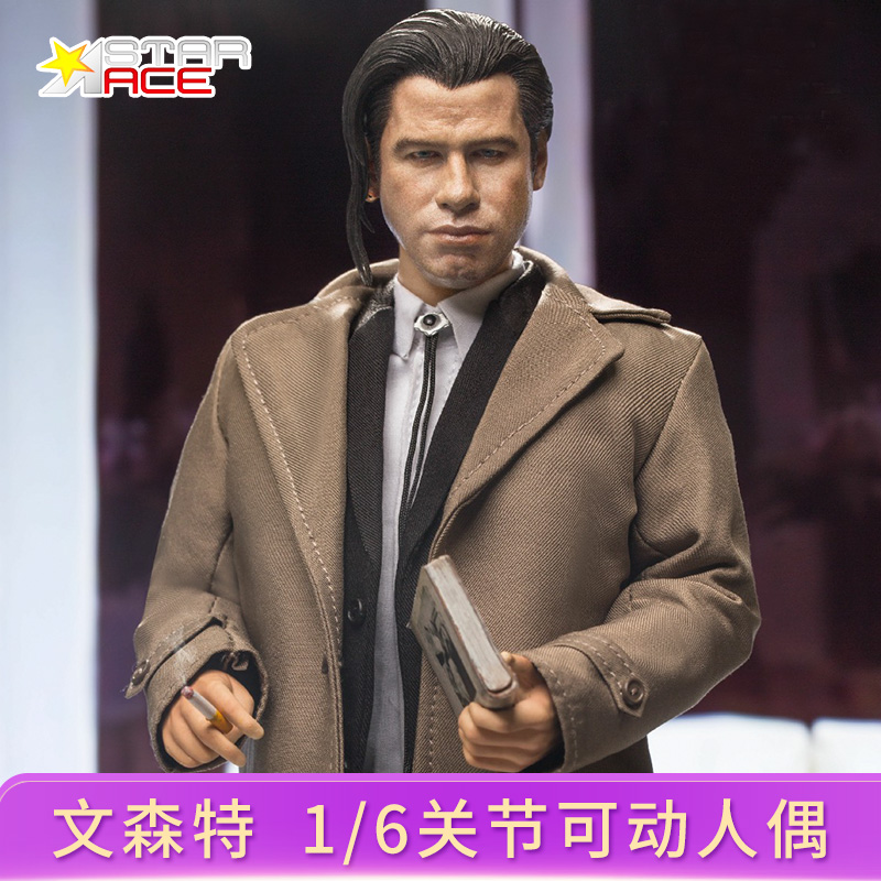 starace低俗小说周边文森特马尾版兵人模型关节可动人偶手办摆件