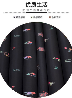 2025新品羽绒服印花面料高档T400柔软厚款数码印花防钻绒制衣布料