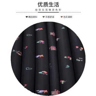 2025新品羽绒服印花面料高档T400柔软厚款数码印花防钻绒制衣布料