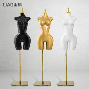 外贸出口非洲大码模特道具女半身橱窗展示大胸大屁股假人偶展示架