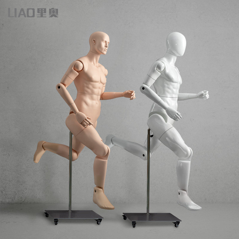服装店全身男女模特展示架可活动多功能机器人假人运动模特道具