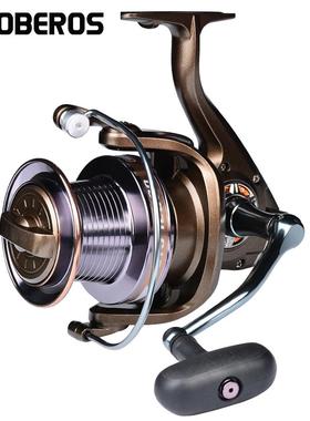 PRO BEROS新款CTS全金属纺车轮14+1左右手互换远投轮渔鱼线轮