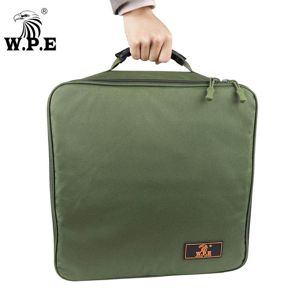 钓鱼包1个手提包鲤鱼轮钓具37*37*15cm渔轮包防溅水钓鱼配件