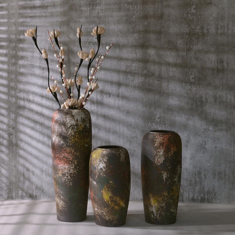 景德镇陶瓷落地大花瓶大号摆件客厅庭院别墅大厅酒店插干枝可水培