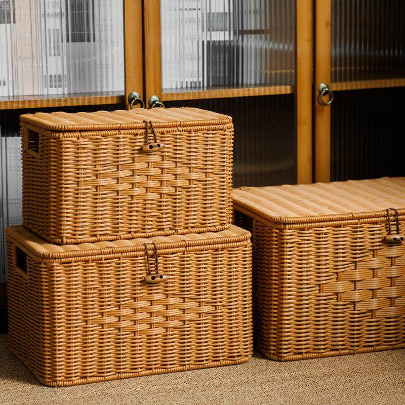仿藤编收纳箱衣柜整理收纳篮客厅玩具杂物整理筐书籍零食收纳筐,收纳整理,脏衣篮,淘宝优惠券,粉丝福利购,淘宝优惠卷