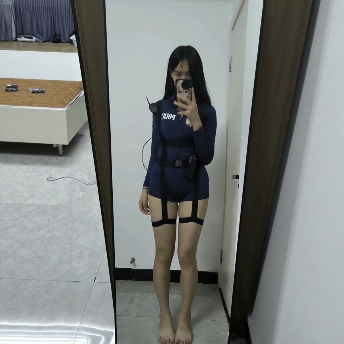 内衣欧美风御姐女警cos性感夜场制服套装诱感空姐装OL秘书装