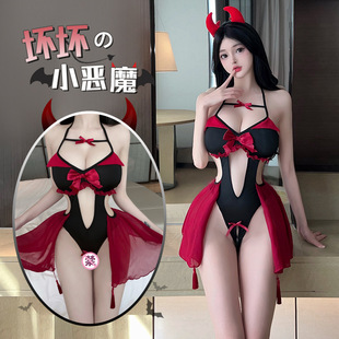 林林婷内衣女纯欲小恶魔制服套装性感连体衣诱惑魅魔战袍2796